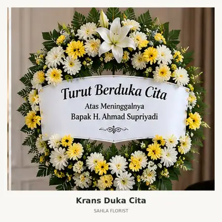 Krans Bunga Duka Morowali Utara